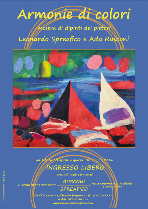 Mostra Spreafico_Rusconi a Cinisello Balsamo