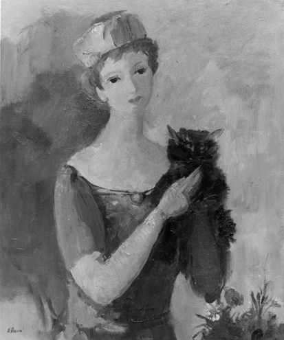 Ragazza con gatto, 1968